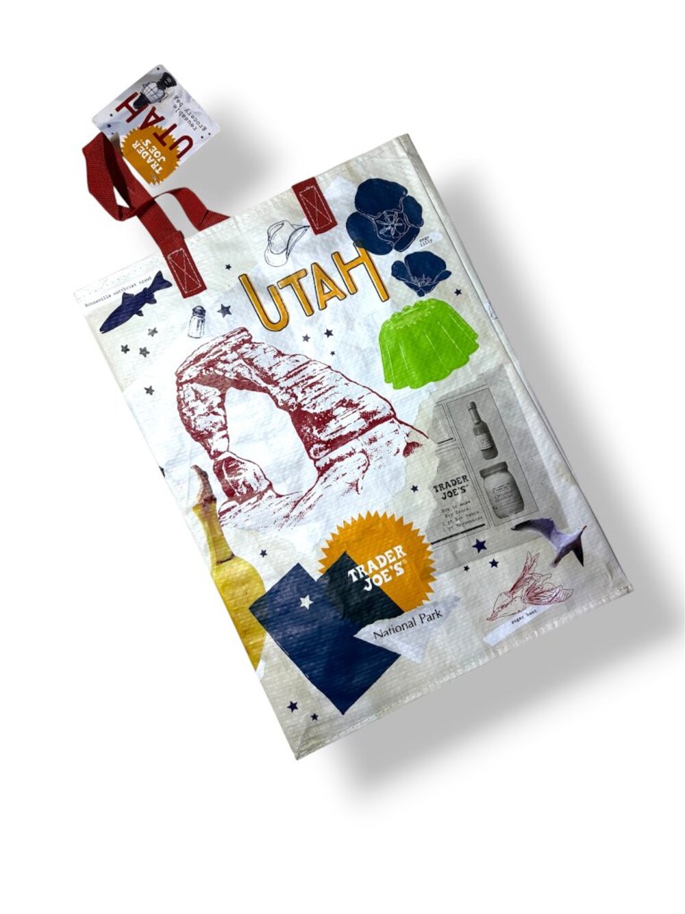 Trader Joe's Utah Reusable Shopper Tote Bag